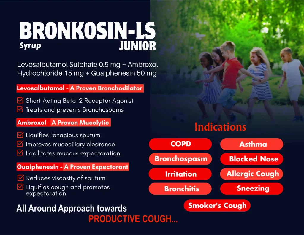 Levosalbutamol + Ambroxol + Guaifenesin